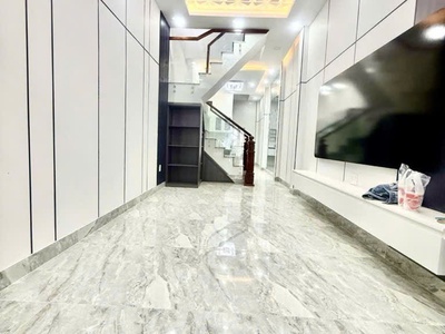 Nhà mới 4 tầng - hẻm xe hơi tránh - khu dân cư hiện hữu - giá chỉ nhỉnh 3 tỷ 2