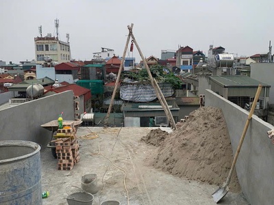 Nhà mới  vũ xuân thiều-long biên 45m2  6 tầng mặt tiền 3.5m x 7.6 tỷ. 1