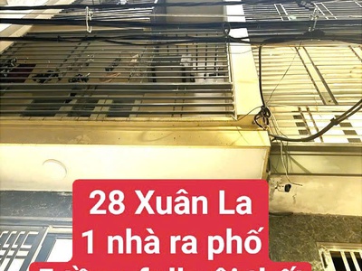 Bán nhà hiếm -Ngõ 28 Xuân La -Ngõ thông-1Nhà ra phố -5Tầng mới -Full nội thất -Chỉ 9 tỷ 0