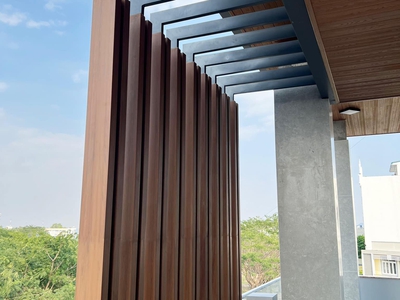 Lam chắn nắng sử dụng gỗ nhựa ecowood 4