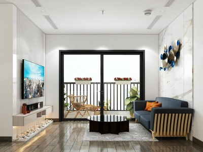 Cho thuê căn hộ 2 ngủ tại Vinhome Sky Lake, Phạm Hùng. Hiện trạng nội thất mới. 9