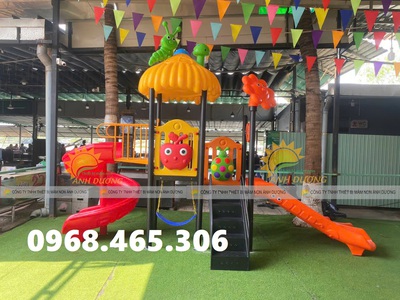 Cầu trượt liên hoàn mái sâu xinh xắn 2