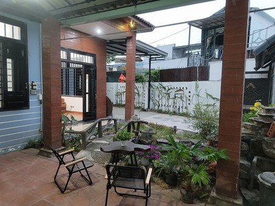 Biệt thự sân vườn 186m2, gara 2 ô tô, kiệt ôtô hoàng văn thái, ttliên chiểu   chỉ hơn 5 tỷ 1