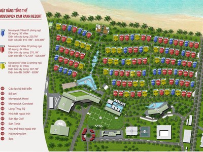 Chính chủ bán gấp biệt thự movenpick cam ranh, nha trang  miễn trung gian  521.46m2 1