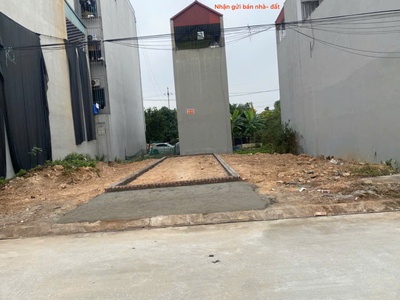 Bán lô đất dịch vụ tổ 5, quang minh, mê linh. đường rộng, có vỉa hè, giáp khu công nghiệp. 1