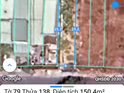 Chủ cần bán lô đất mặt tiền đường thi sách hướng nam 2