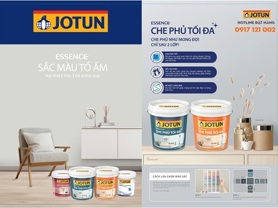 Các dòng sản phẩm sơn nội thất Essence phổ biến 1