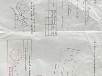 Bán lô góc 2 mặt đường Trần Thánh Tông, ph Ngọc Châu, TP HD, 144.7m2, KD buôn bán tốt 2