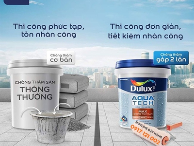 Nơi mua sơn Dulux chính hãng, chiết khấu cao 0