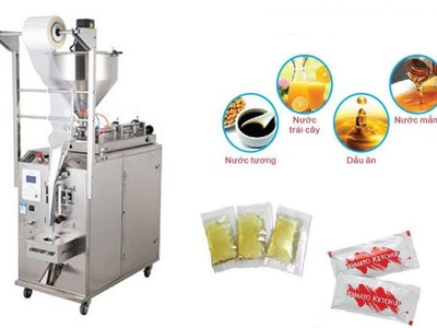 Máy đóng gói chất lỏng mini 15 - 45 gói/phút 0