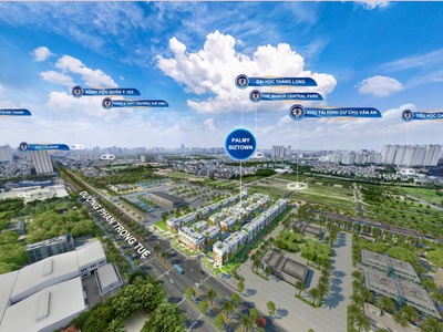 Bán căn liền kề palmy biztown   hdb thanh trì   75m    giá chỉ 150tr/m    thấp hơn 1/2 the manor 0