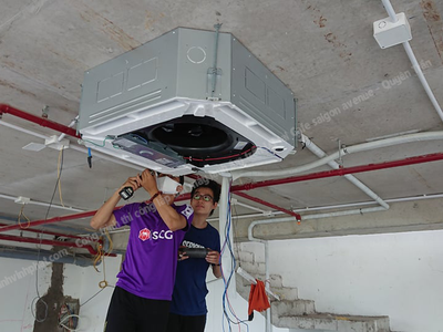 Tư vấn chọn Máy lạnh âm trần 5HP LG hay PANASONIC   điều hòa Cassette nào tốt, giá rẻ 0