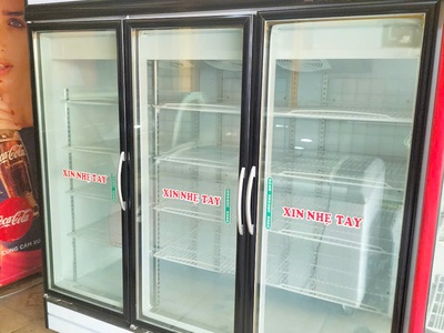 Tủ đông đứng 3 cánh hiệu ruey shing 1500L nhập khẩu đài loan mới 95 0