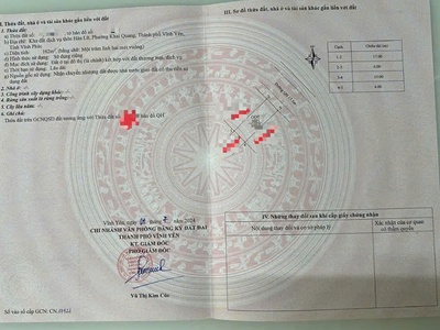 Bán đất dịch vụ Hán Lữ, Khai Quang, Vĩnh Yên, Vĩnh Phúc. Giá chỉ 3,65 tỷ 0