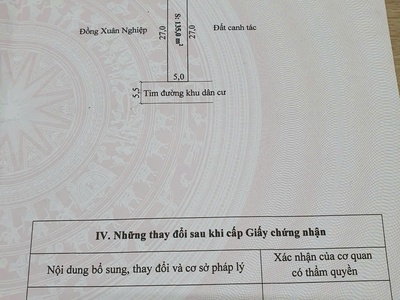 Đất mặt đường Trần Bá Lương, Hưng Đạo, Dương Kinh, Hải Phòng 135m 0