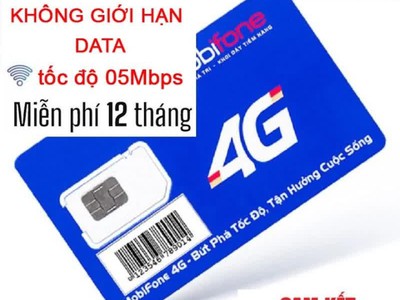 Sim 5G mobifone ty tỷ mb để truy cập mạng internet 12m2m30ip 12m2m50ip 0