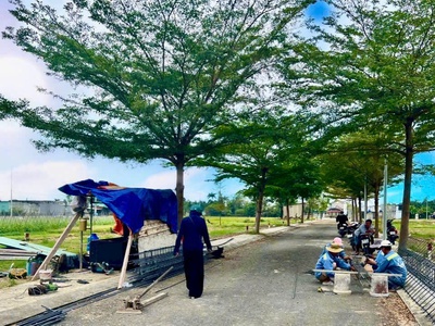 Lô đất 87m 5x17.4 Tọa lạc ngay trung tâm xã Tân Phú Trung Giá chỉ 2.05 tỷ. 2