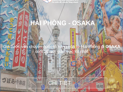 Giá cước vận chuyển hàng hóa từ Hải Phòng đi Nhật Bản 0