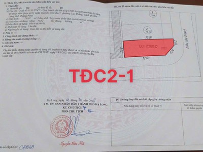 Bán 2 ô đất liền kề kề TĐC khu 7-8 Cao Thắng, Hạ Long ô góc giá từ 60 triệu/m2 2