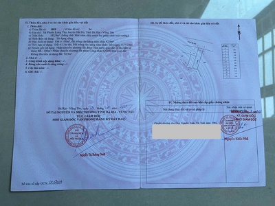 Chính chủ cần bán lô đất tại xã phước long thọ - h. đất đỏ - bà rịa vũng tàu. 1