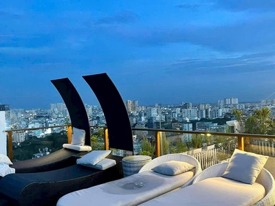 CHO THUÊ  căn hộ Léman Luxury mặt tiền Nguyễn Đình Chiểu, Quận 3 : Diện tích 100m  - 2 phòng ngủ 5