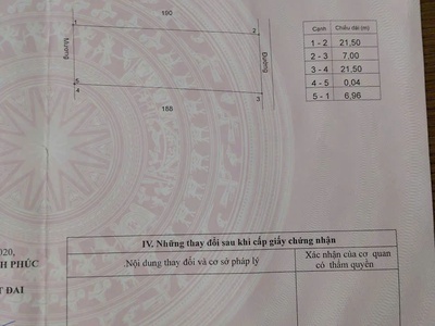 Bán đất tại Giàn Chiếu, Hợp Thịnh, Vĩnh Phúc. DT 150m2 Giá chỉ 20 triệu/m2 2