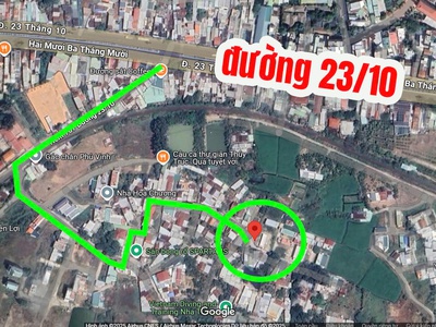BÁN ĐẤT 88,4m  ĐƯỜNG 23 Tháng 10 - Thôn Phú Thạnh 2