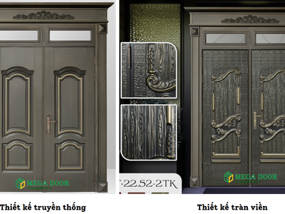 Báo giá cửa thép 5D Classic mới nhất 5
