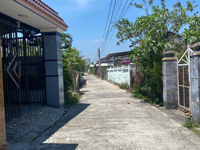 Nhà vườn hoà hiệp bắc 266m2  200m2 thổ cư  ngang 12m, đường ô tô thông thẳng ra biển.cách biển 800m 0