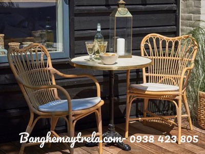 Ghế ăn mây tre đan 3