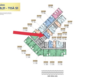 Cần bán lại căn 1PN  Symphony - DT 48,5m2 - Giá chỉ 3ty150tr 2