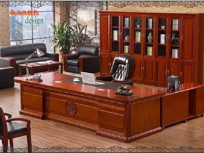 Bàn ghế lãnh đạo gỗ tự nhiên - Sự thanh lịch và sang trọng cho không gian văn phòng của bạn 1