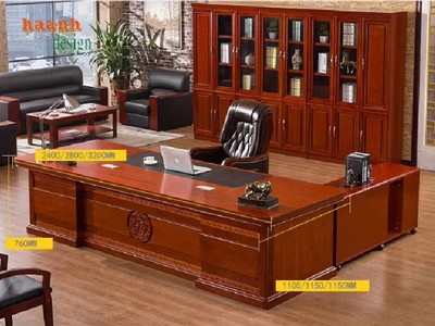 Bàn ghế lãnh đạo gỗ tự nhiên - Sự thanh lịch và sang trọng cho không gian văn phòng của bạn 3