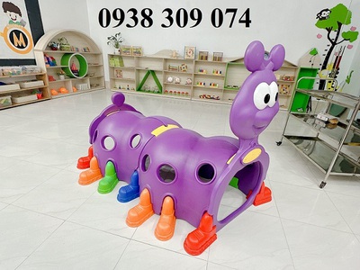 Hang chui con kiến mầm non, hầm chui con kiến màu tím cho bé 3