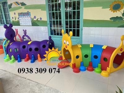 Hang chui con kiến mầm non, hầm chui con kiến màu tím cho bé 4