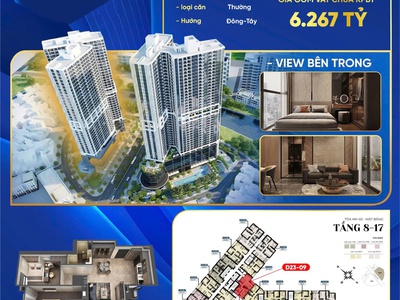 Cần bán căn 2n tầng trung siêu đẹp tại dự án kepler tower : 76m2, 2pn - 2vs chỉ nhỉnh 6 tỷ 0