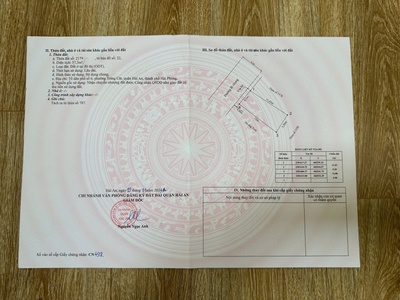 Bán đất 57,3m2 đường nhựa 8m tại Cát Vũ   Tràng Cát giá chỉ 1 Tỷ833tr thoả thuận. 0