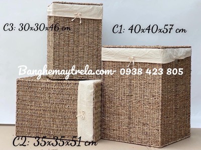 Sọt đựng đồ mây tre 0