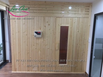 Lắp đặt phòng xông hơi khô giá rẻ tại thái thuỵ, thái bình 4