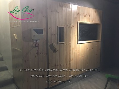 Lắp đặt phòng xông hơi khô giá rẻ tại thái thuỵ, thái bình 16