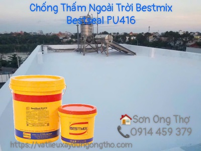 Bestmix Bestseal PU416, Giải Pháp Chống Thấm Sân Thượng, Sàn Mái 0