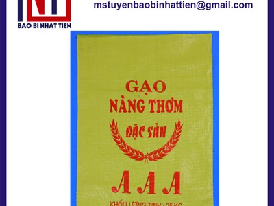 Chuyên cung cấp bao PP dệt đựng gạo 5kg 10kg 25kg 50kg 15