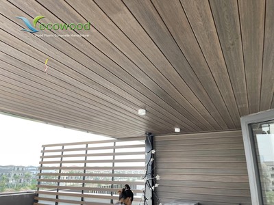 Ốp tường trần trang trí sử dụng gỗ nhựa Ecowood WPO-12515CD 3