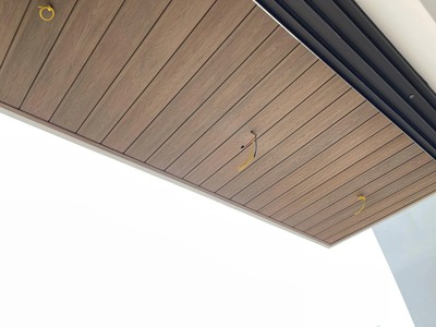 Ốp tường trần trang trí sử dụng gỗ nhựa Ecowood WPO-12515CD 0