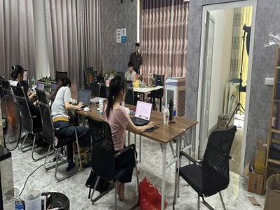 Cho thuê nhà shop house mặt đường tam trinh tầng 2   1 tầng lửng. chỗ để xe rộng rãi thoải mái 2