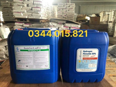 Oxy già H2O2 50 xử lý nước, cung cấp oxy hoà tan trong ao nuôi 0