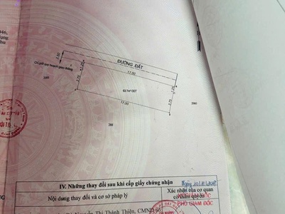 Chính Chủ Bán Gấp Đất Thổ Cư 17x5 Gần Chợ Đông Hòa Dĩ An 3