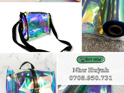 Màng nhựa pvc cần thơ - hologram 7 màu 0