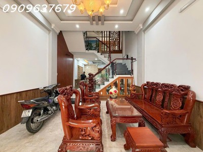 Hẻm nhựa 8m khu phân lô tân bình-57m2 5 tầng btct-full nội thất gỗ 1