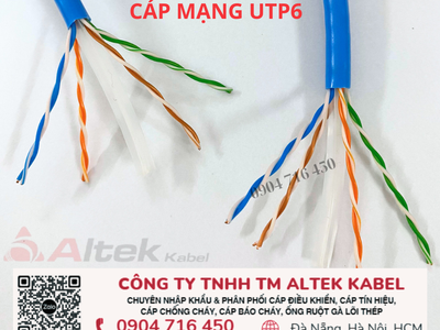 Cáp mạng utp6 cat6 23awg Altek Kabel 0